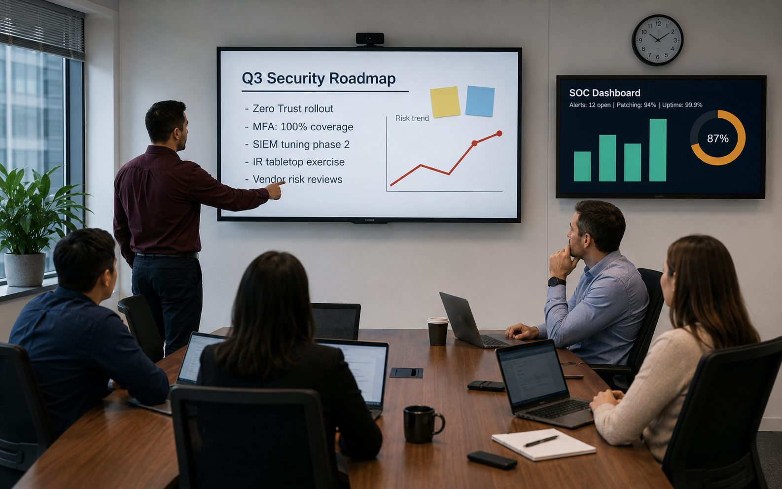 CyberNest Secure speaking at a cybersecurity conference